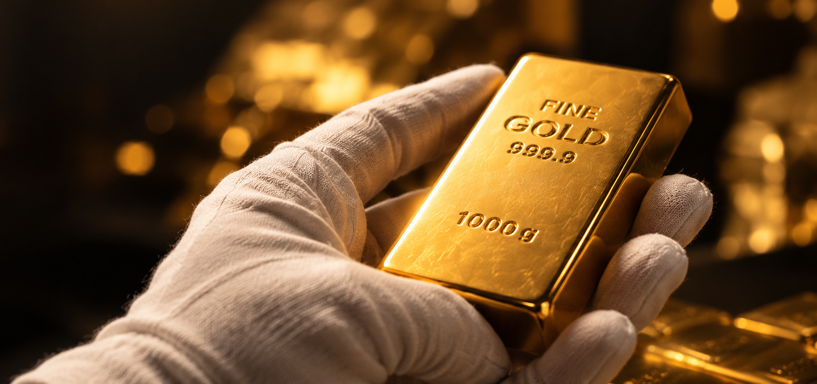 Fine gold bar
