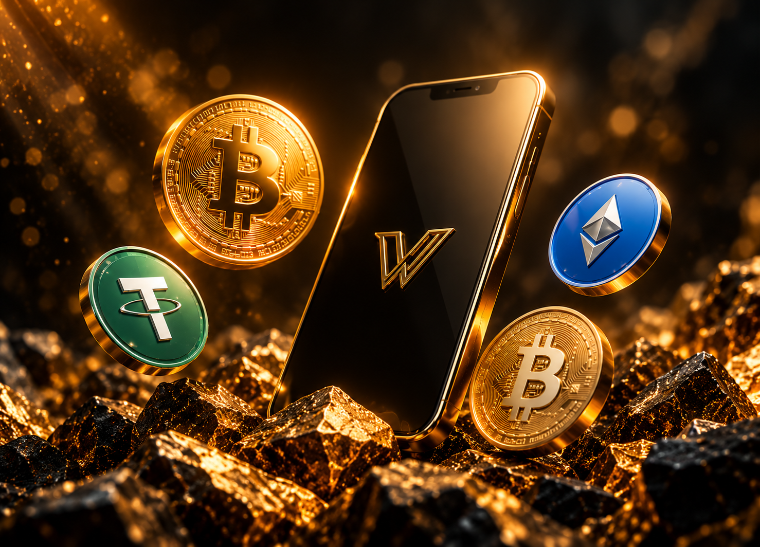 Pay with crypto on mobile